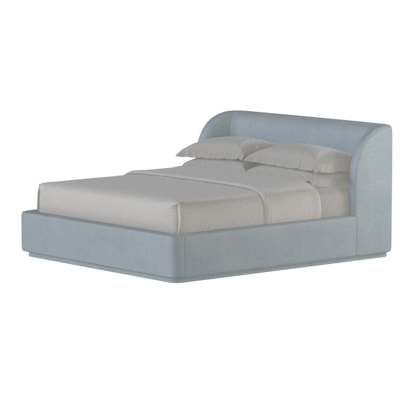 Giacomo Double Bed with Wide Panelled Headboard