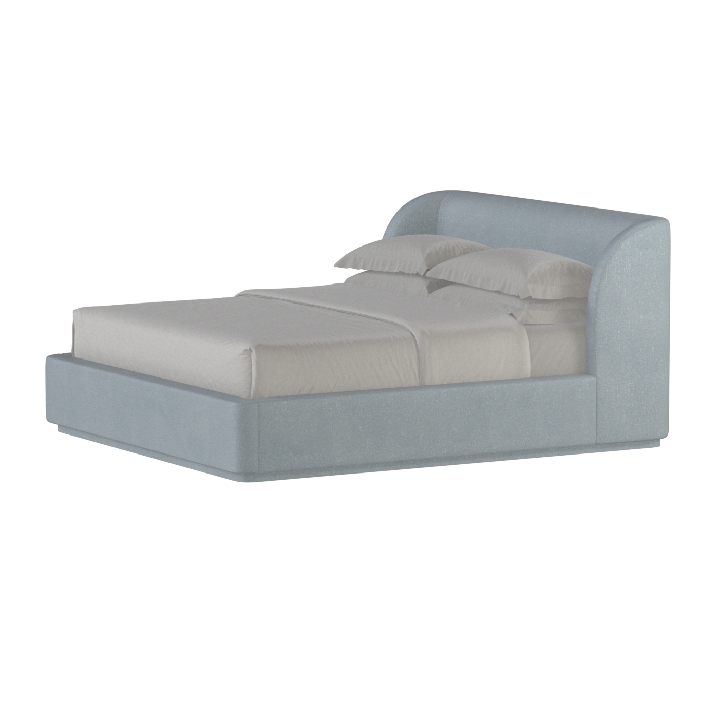 Giacomo Double Bed with Wide Panelled Headboard