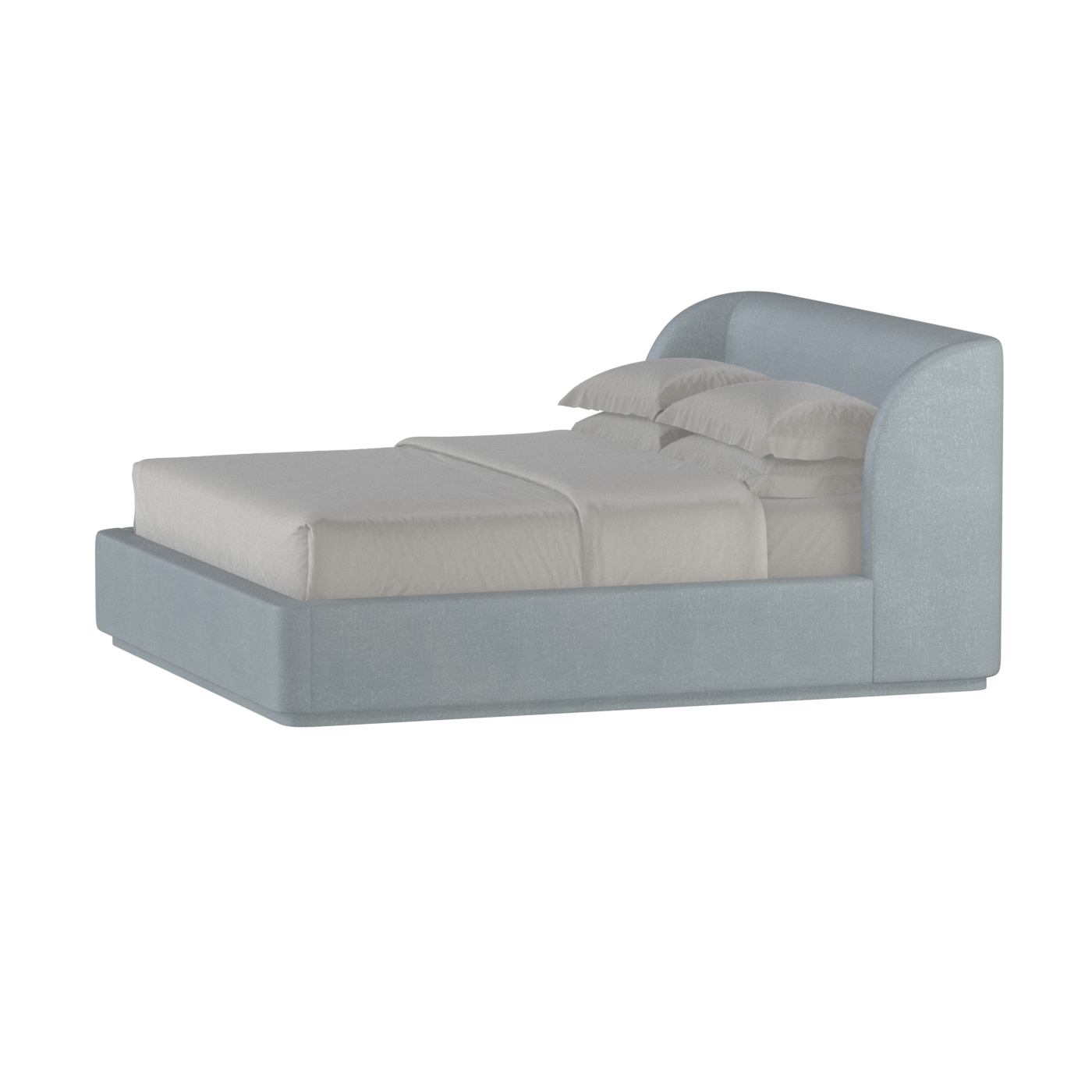 Giacomo Double Bed with Wide Panelled Headboard