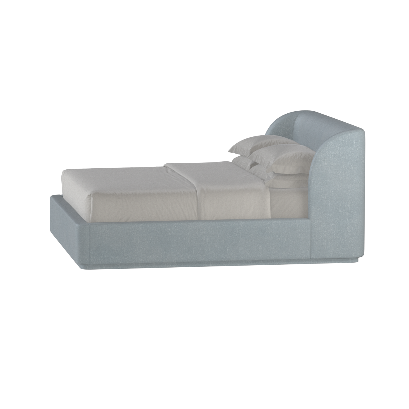 Giacomo Double Bed with Wide Panelled Headboard