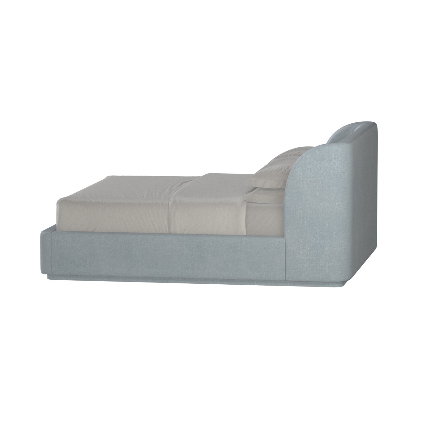 Giacomo Double Bed with Wide Panelled Headboard
