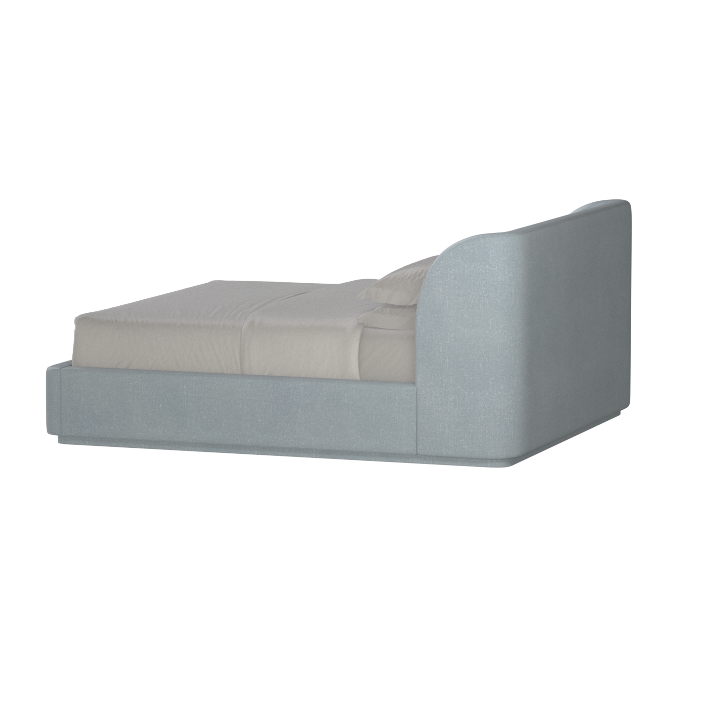 Giacomo Double Bed with Wide Panelled Headboard