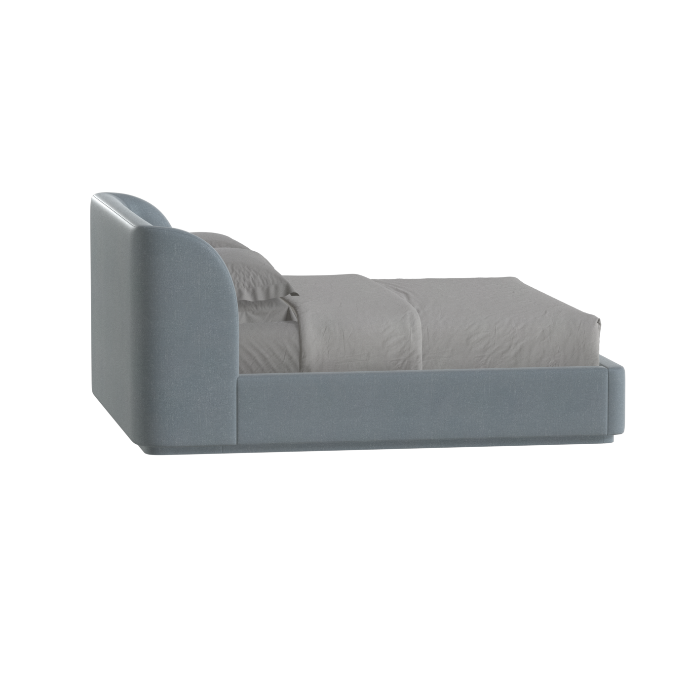Giacomo Double Bed with Wide Panelled Headboard