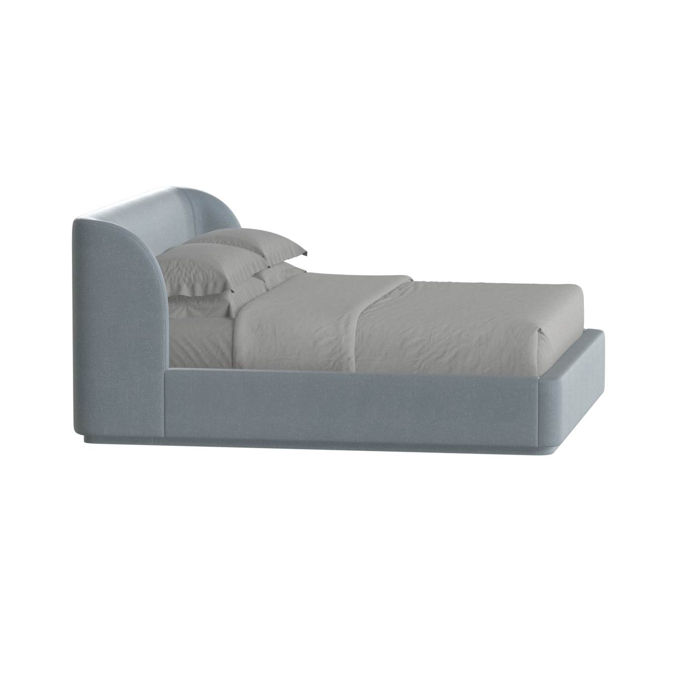 Giacomo Double Bed with Wide Panelled Headboard