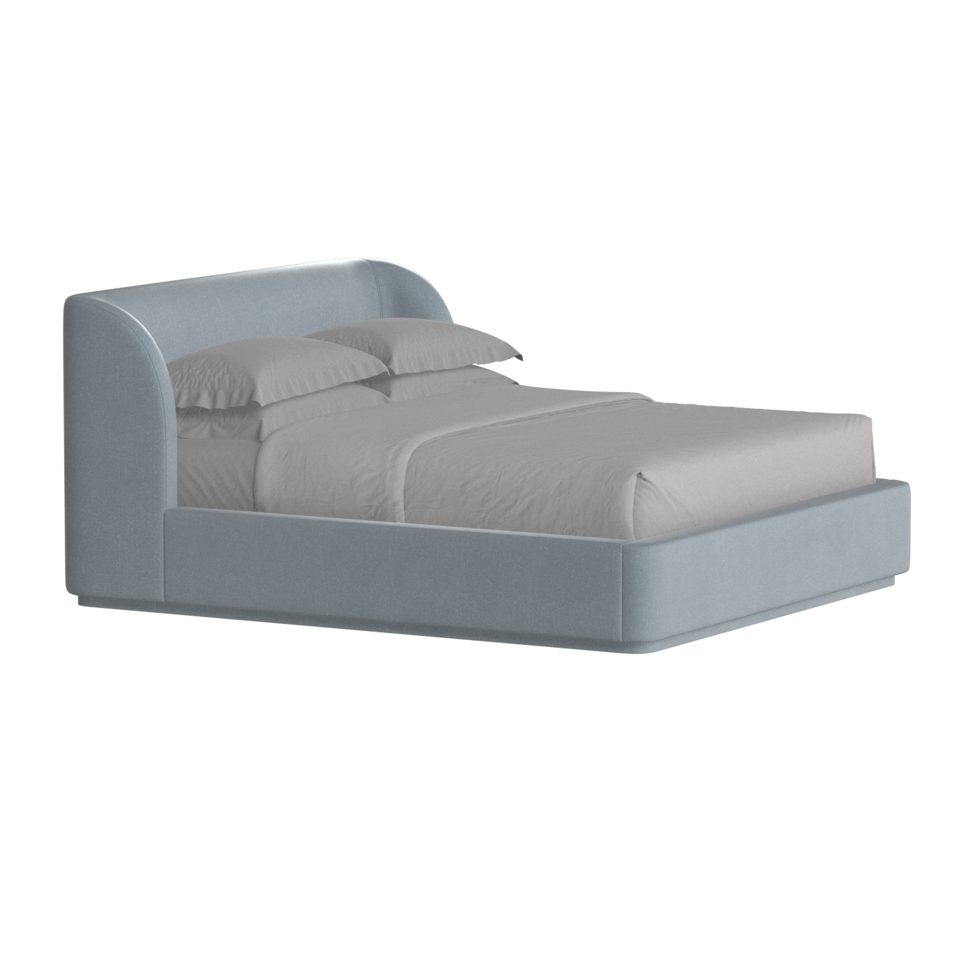 Giacomo Double Bed with Wide Panelled Headboard