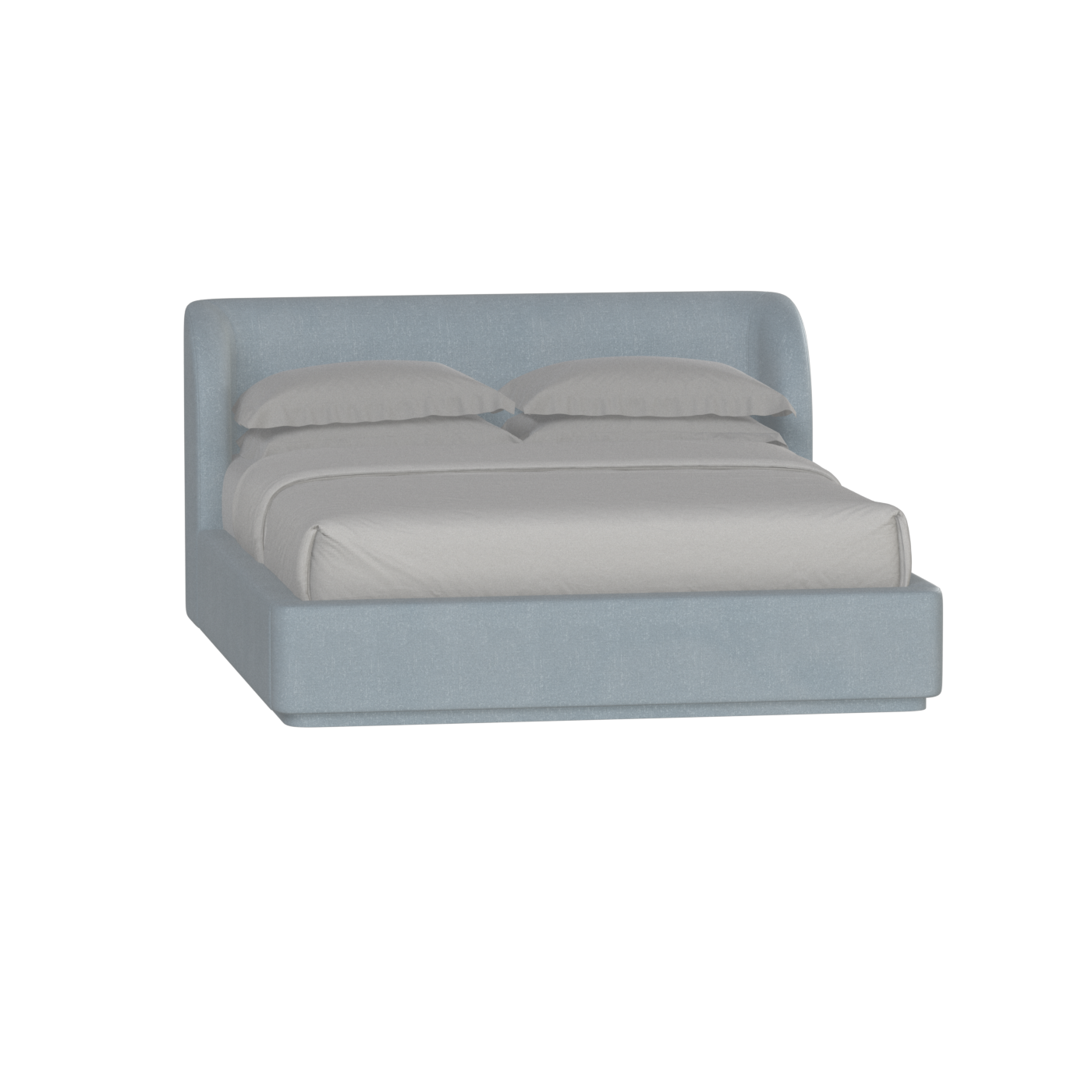 Giacomo Double Bed with Wide Panelled Headboard