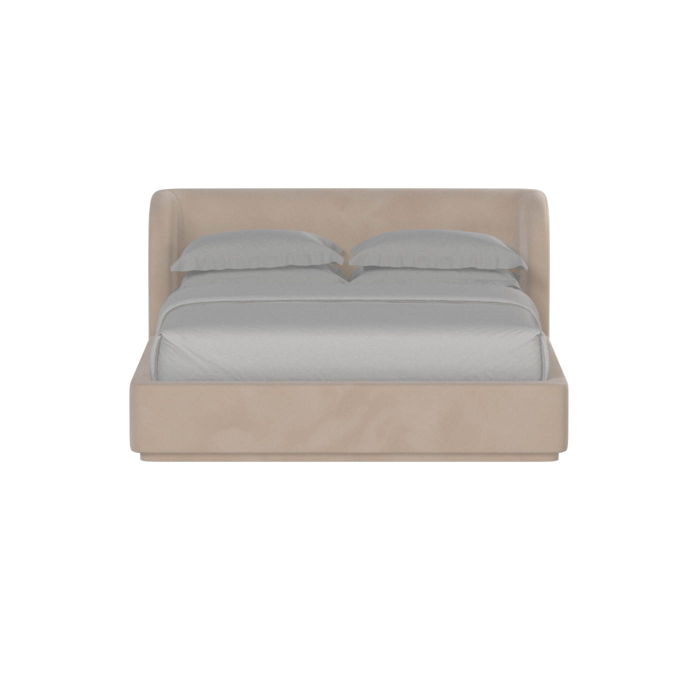 Giacomo Double Bed with Wide Panelled Headboard
