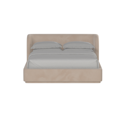 Giacomo Double Bed with Wide Panelled Headboard