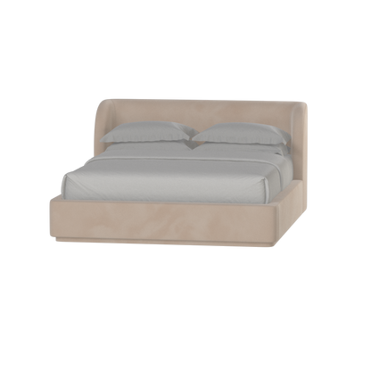 Giacomo Double Bed with Wide Panelled Headboard