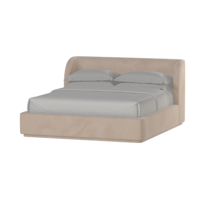 Giacomo Double Bed with Wide Panelled Headboard