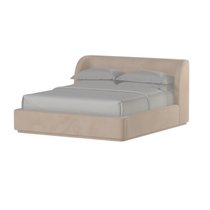 Giacomo Double Bed with Wide Panelled Headboard