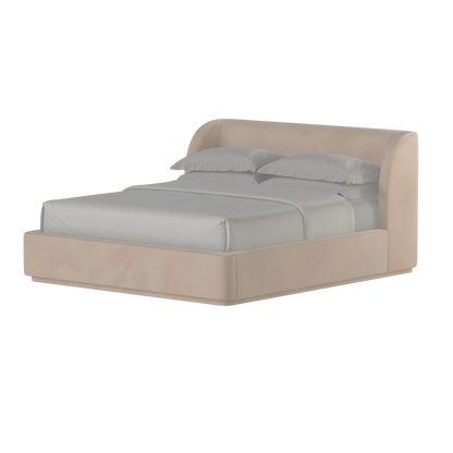 Giacomo Double Bed with Wide Panelled Headboard