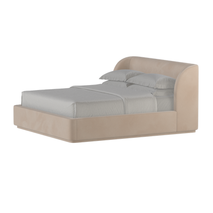 Giacomo Double Bed with Wide Panelled Headboard