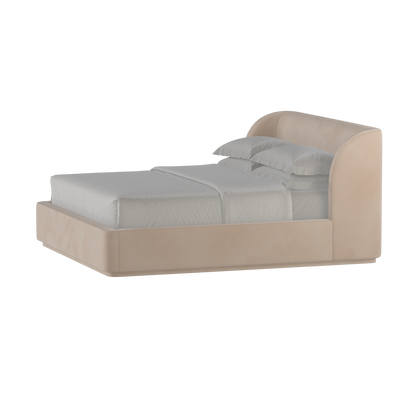 Giacomo Double Bed with Wide Panelled Headboard