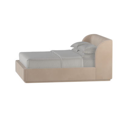 Giacomo Double Bed with Wide Panelled Headboard