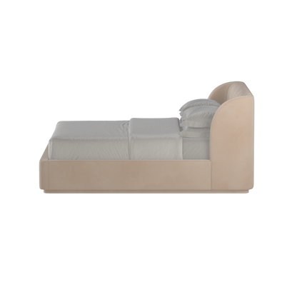 Giacomo Double Bed with Wide Panelled Headboard
