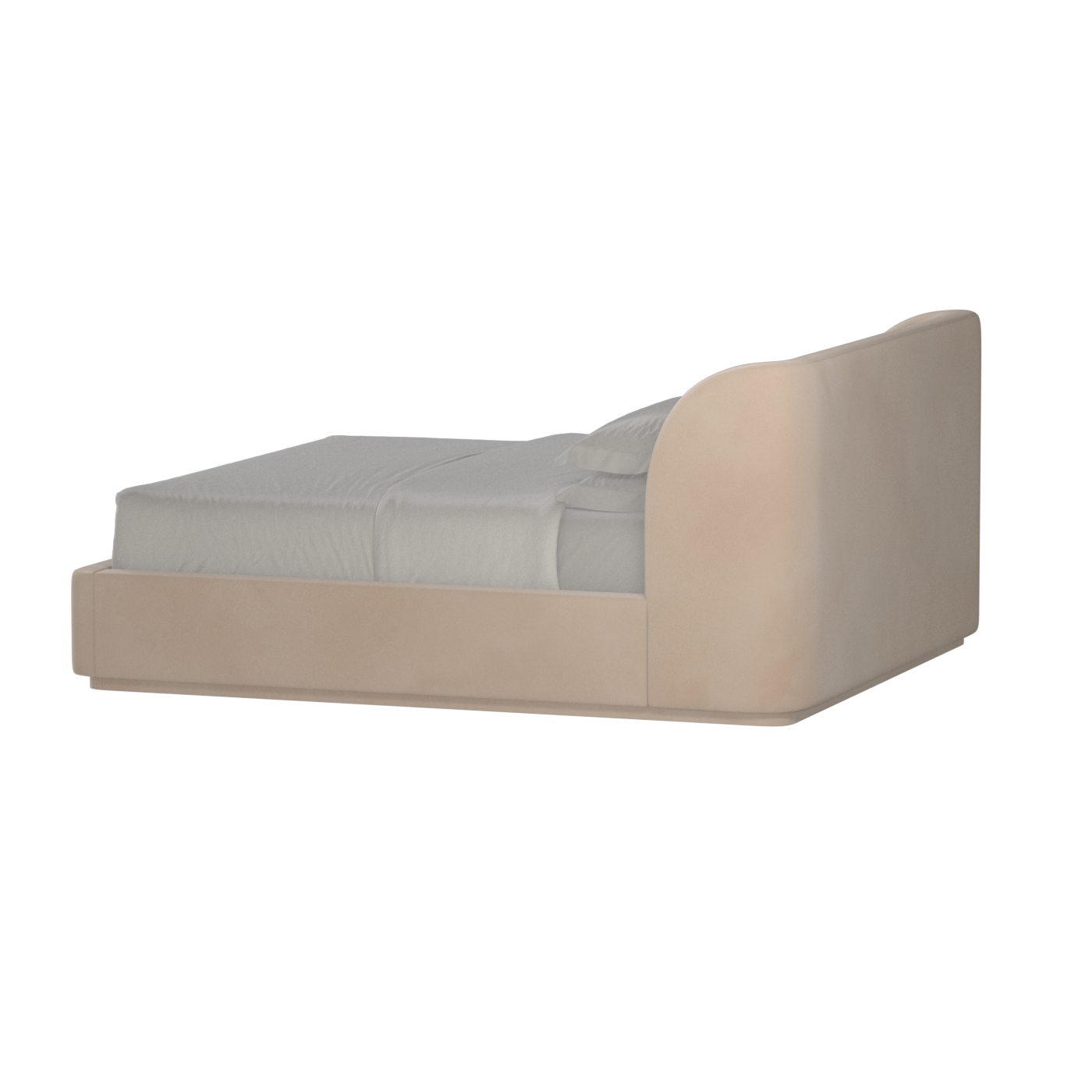 Giacomo Double Bed with Wide Panelled Headboard