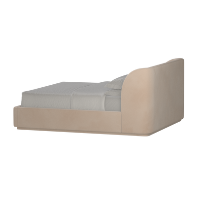 Giacomo Double Bed with Wide Panelled Headboard