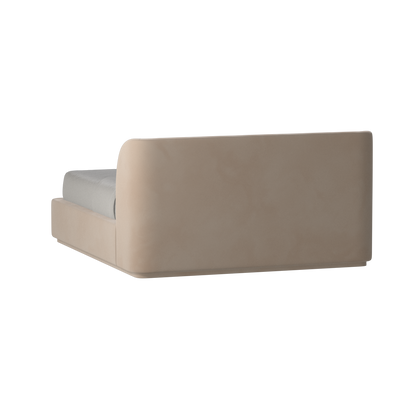 Giacomo Double Bed with Wide Panelled Headboard