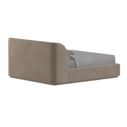 Giacomo Double Bed with Wide Panelled Headboard