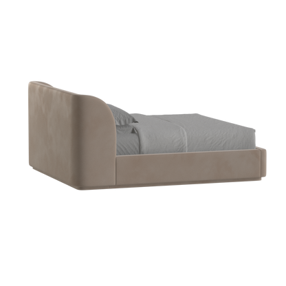 Giacomo Double Bed with Wide Panelled Headboard