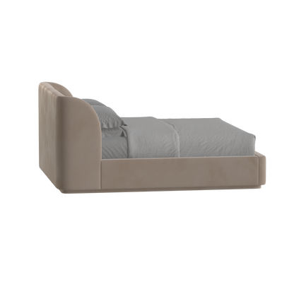 Giacomo Double Bed with Wide Panelled Headboard