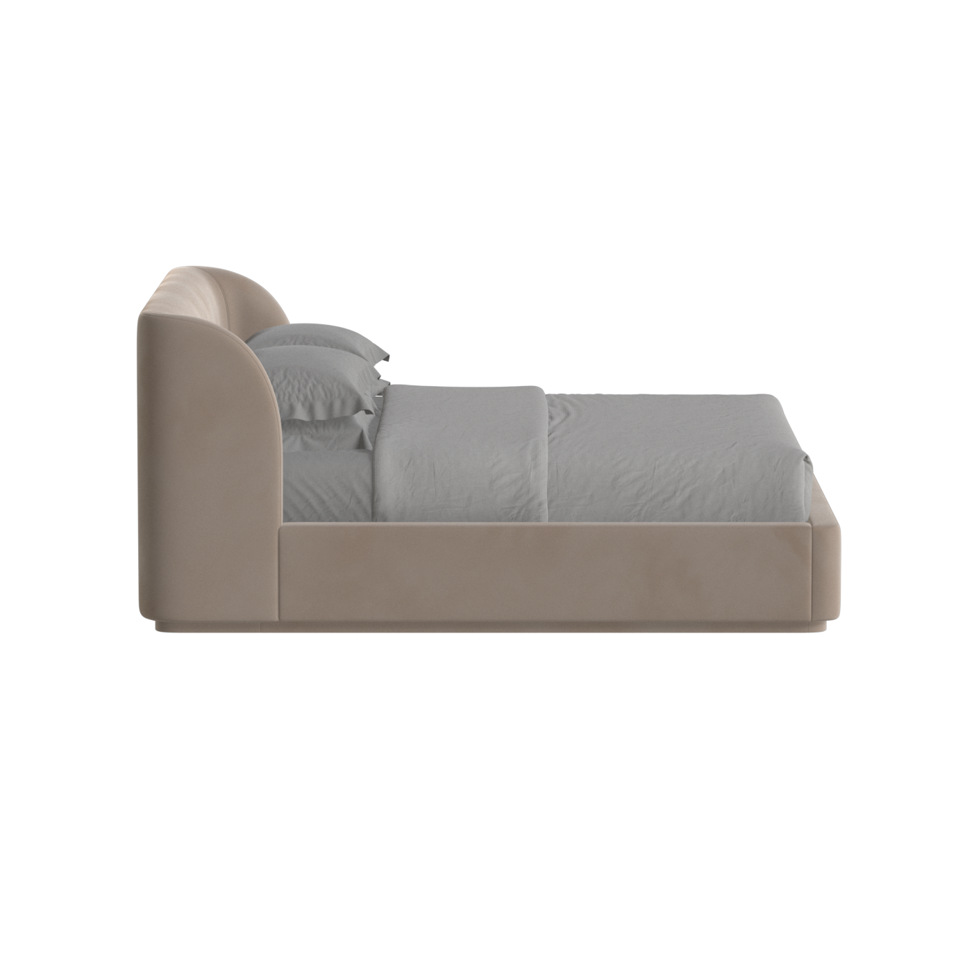 Giacomo Double Bed with Wide Panelled Headboard