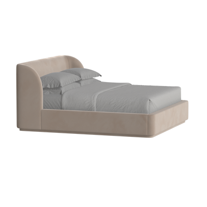 Giacomo Double Bed with Wide Panelled Headboard