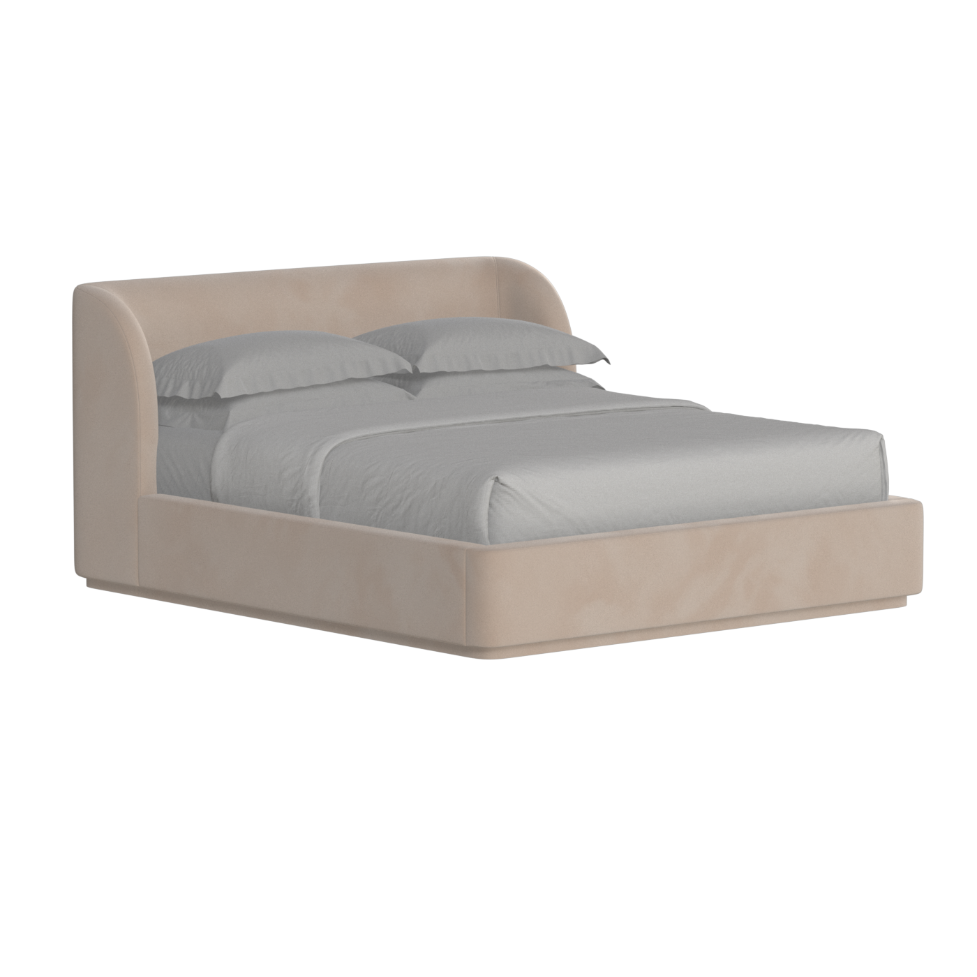 Giacomo Double Bed with Wide Panelled Headboard