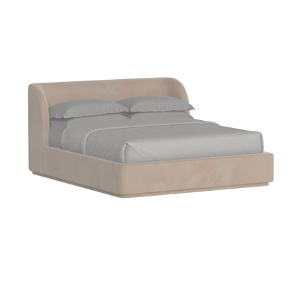 Giacomo Double Bed with Wide Panelled Headboard
