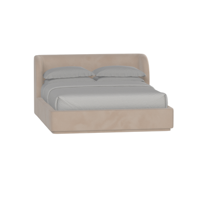 Giacomo Double Bed with Wide Panelled Headboard