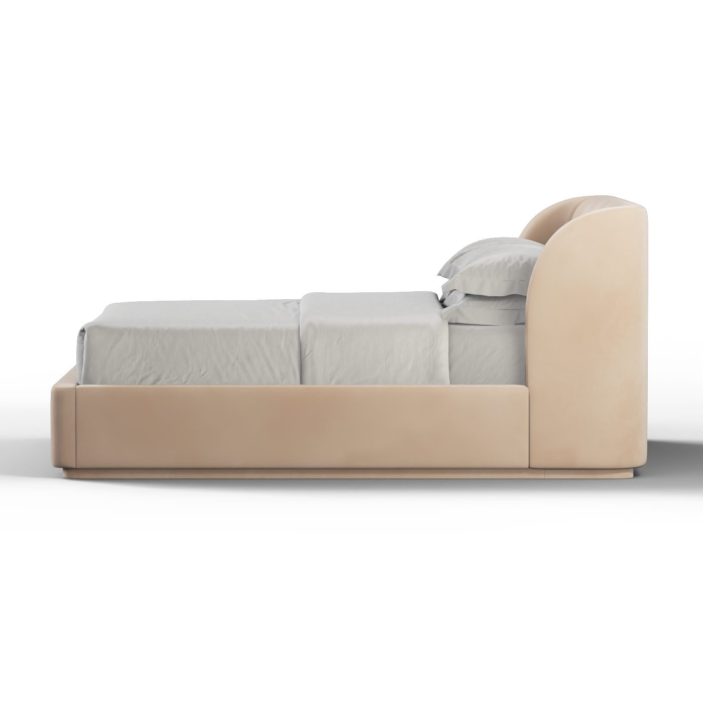 Giacomo Double Bed with Wide Panelled Headboard