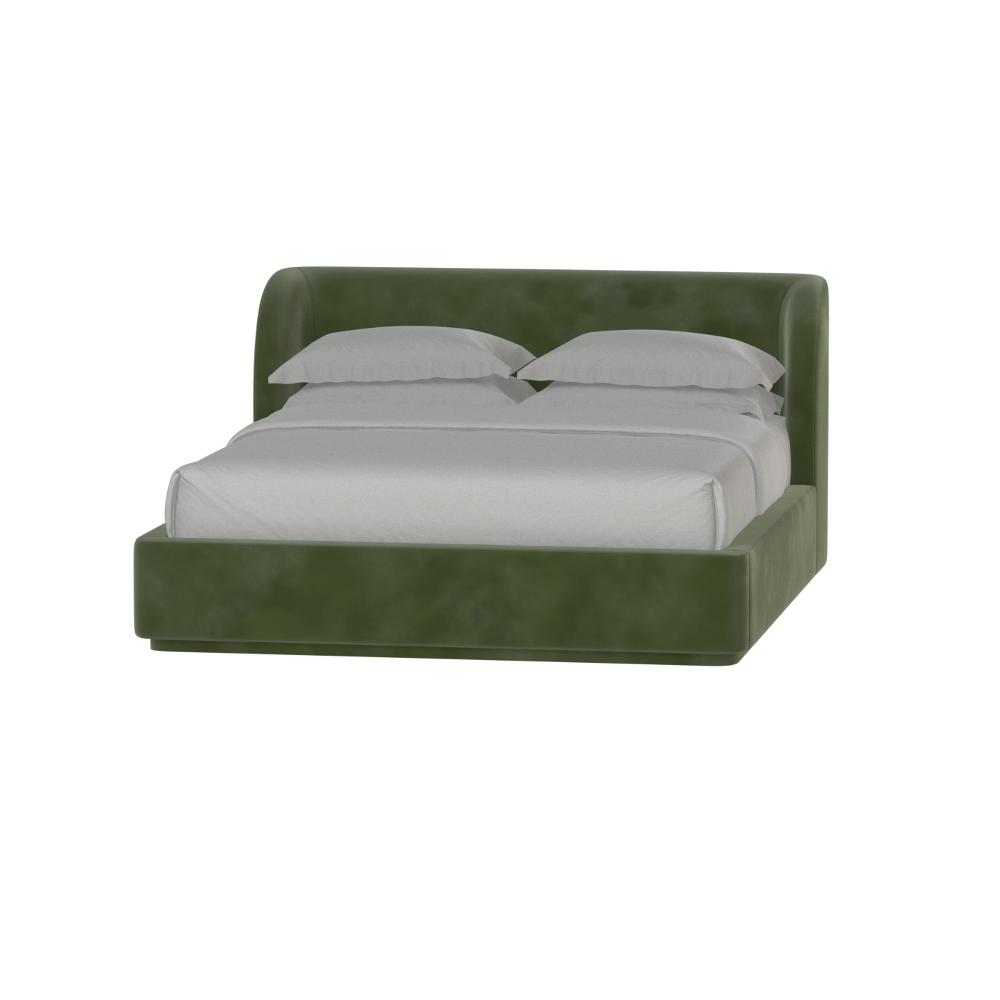 Giacomo Double Bed with Wide Panelled Headboard