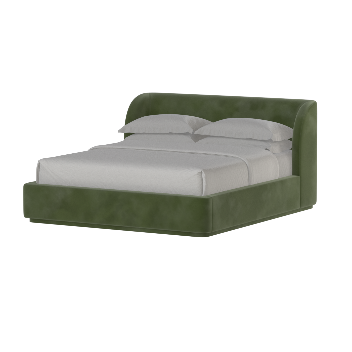 Giacomo Double Bed with Wide Panelled Headboard