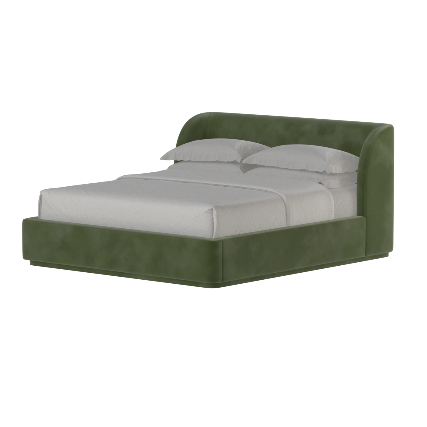 Giacomo Double Bed with Wide Panelled Headboard