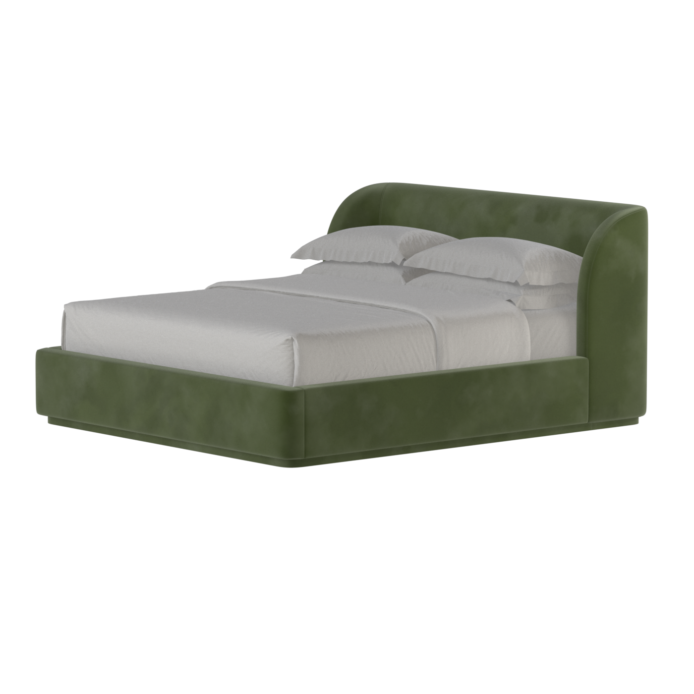 Giacomo Double Bed with Wide Panelled Headboard
