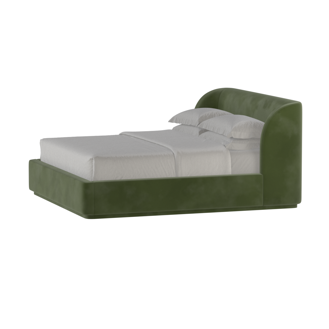 Giacomo Double Bed with Wide Panelled Headboard