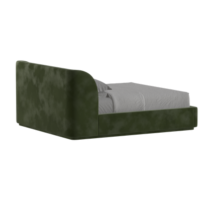 Giacomo Double Bed with Wide Panelled Headboard