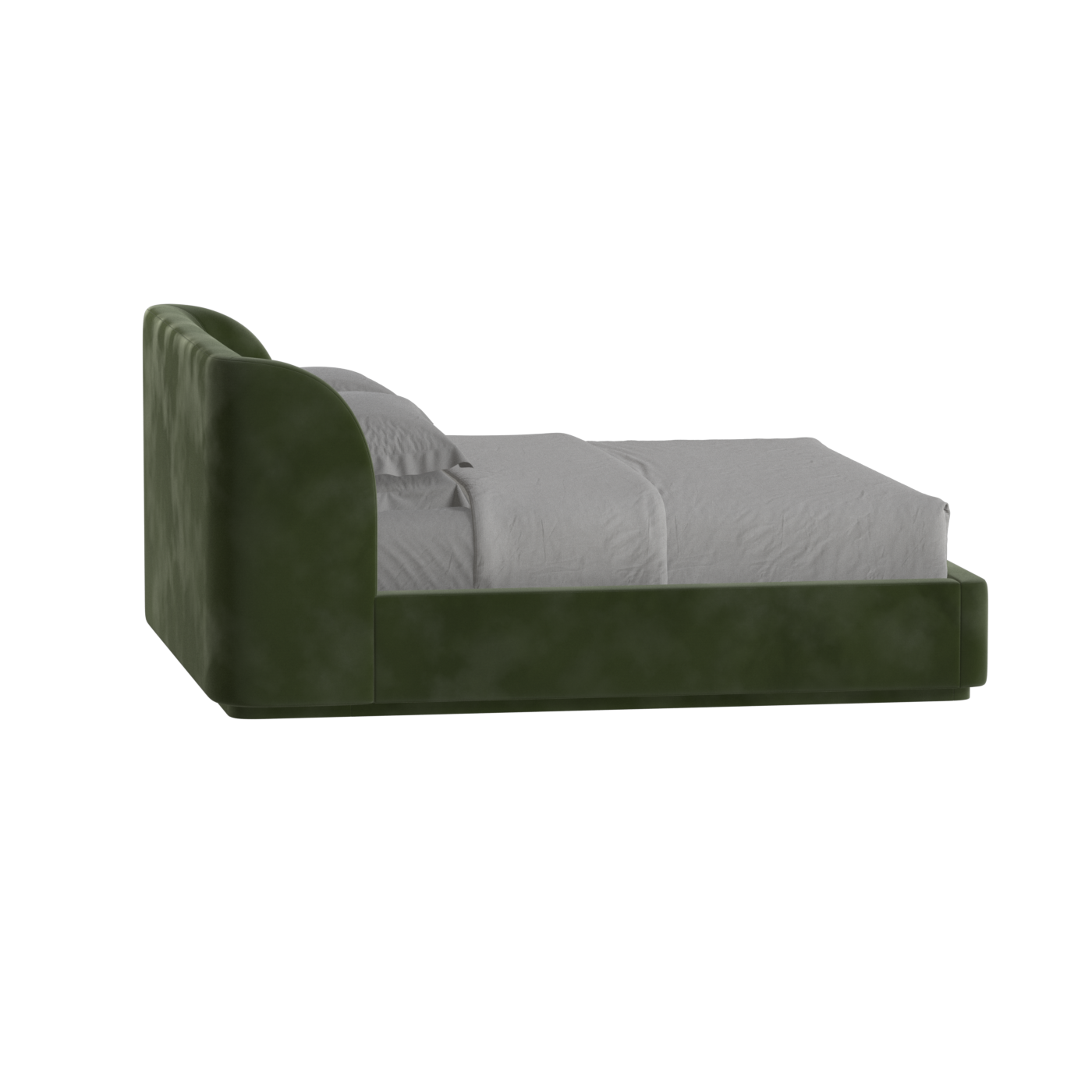 Giacomo Double Bed with Wide Panelled Headboard