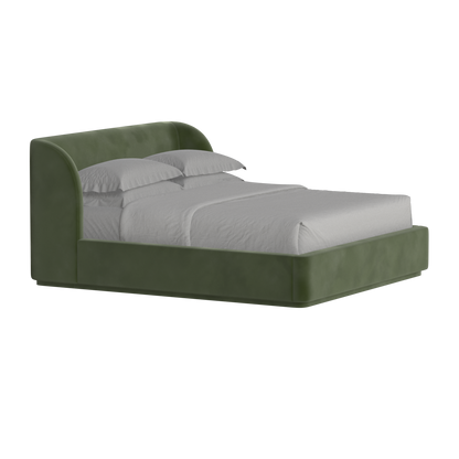 Giacomo Double Bed with Wide Panelled Headboard