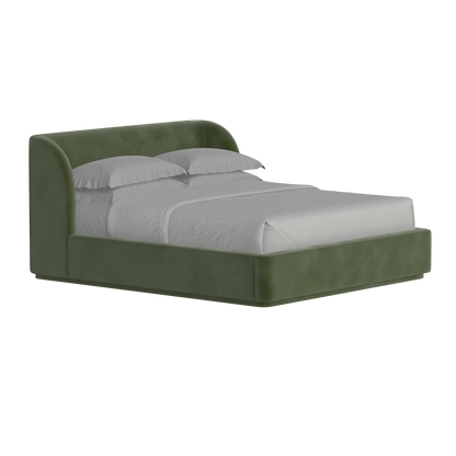 Giacomo Double Bed with Wide Panelled Headboard