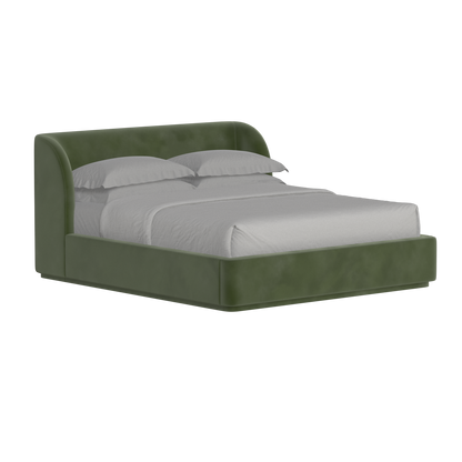 Giacomo Double Bed with Wide Panelled Headboard