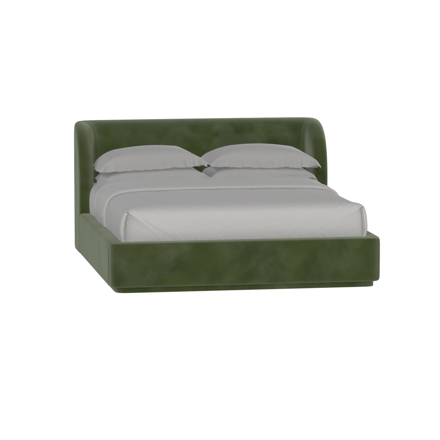 Giacomo Double Bed with Wide Panelled Headboard