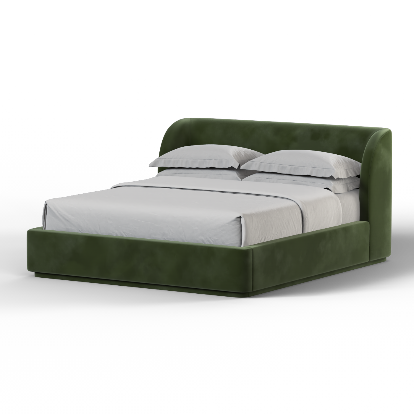 Giacomo Double Bed with Wide Panelled Headboard
