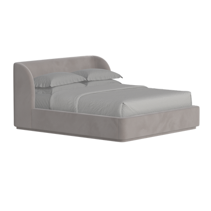 Giacomo Double Bed with Wide Panelled Headboard