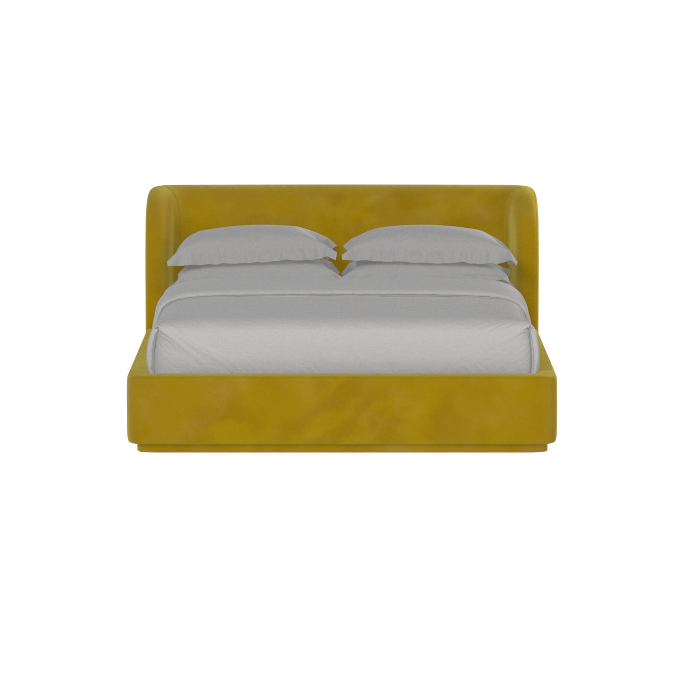 Giacomo Double Bed with Wide Panelled Headboard