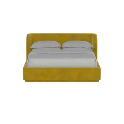 Giacomo Double Bed with Wide Panelled Headboard