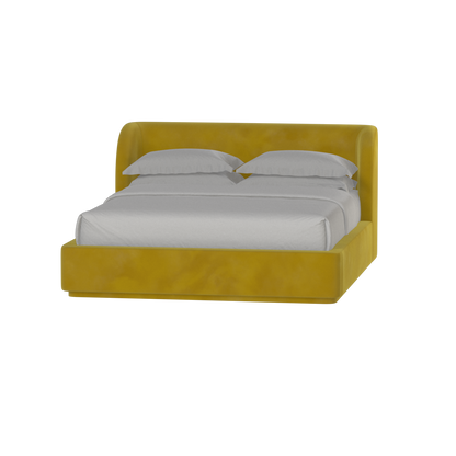 Giacomo Double Bed with Wide Panelled Headboard