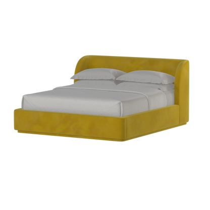 Giacomo Double Bed with Wide Panelled Headboard