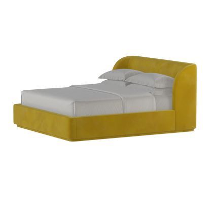 Giacomo Double Bed with Wide Panelled Headboard